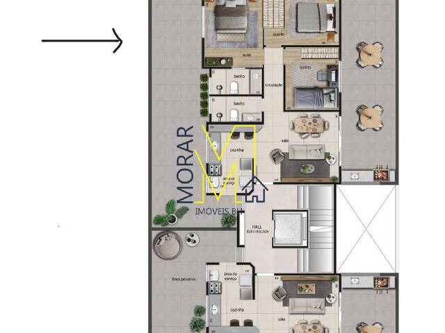 #MI2444 - Apartamento para Venda em Belo Horizonte - MG - 2
