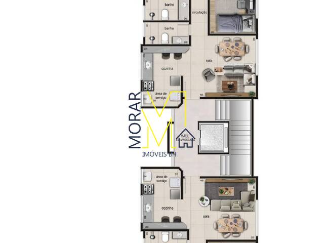 #MI2445 - Apartamento para Venda em Belo Horizonte - MG - 2